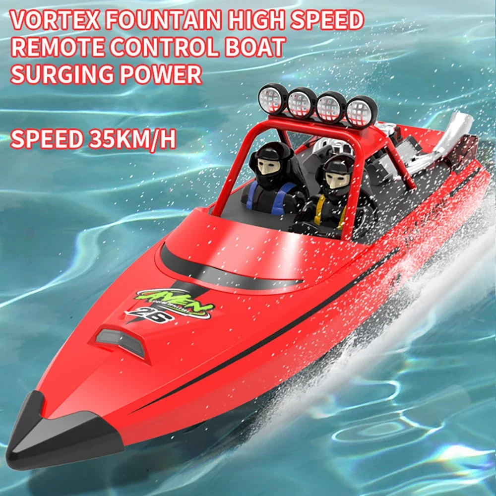 2.4GHz TY725 RC TURBOJET PUMP High-Speed Remote Control Jet Boat Low Battery Alarm Function Adult Children Toy Gift remote control boat