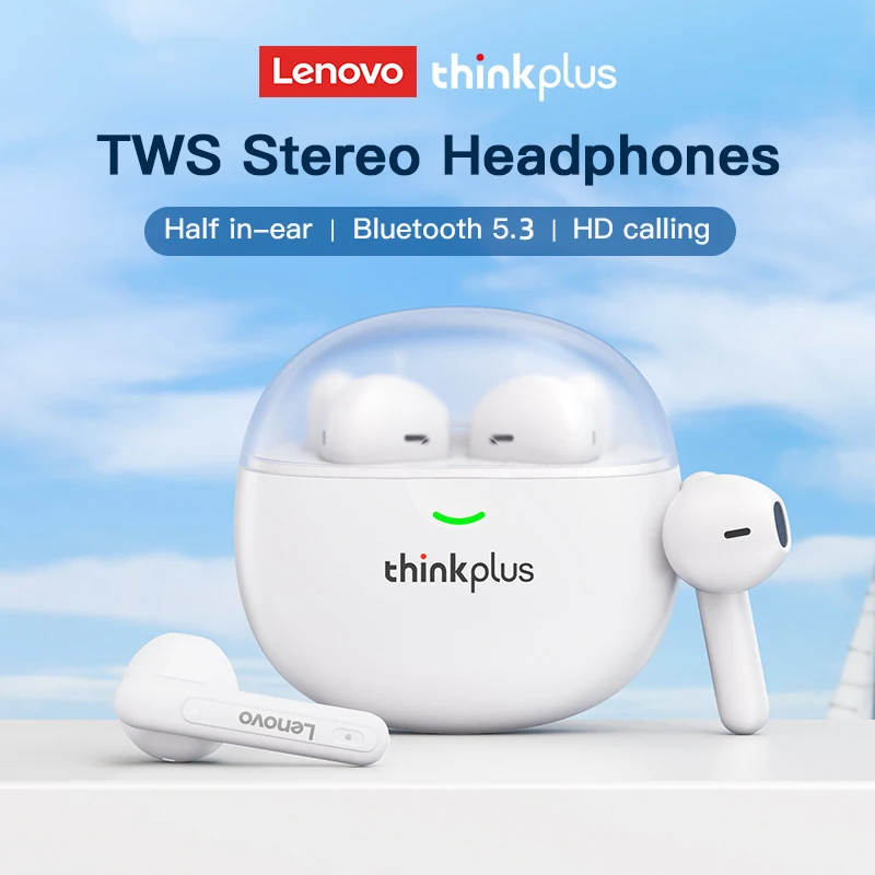

Original Lenovo LP1 Pro TWS Earphone Wireless Bluetooth Headphones Waterproof Sport Headsets Noise Reduction Earbuds with Mic