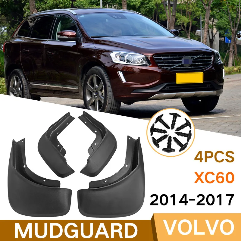 

Mud Flaps For 14-17 Volvo XC60 MudFlaps Front Rear Fender Car Accessories