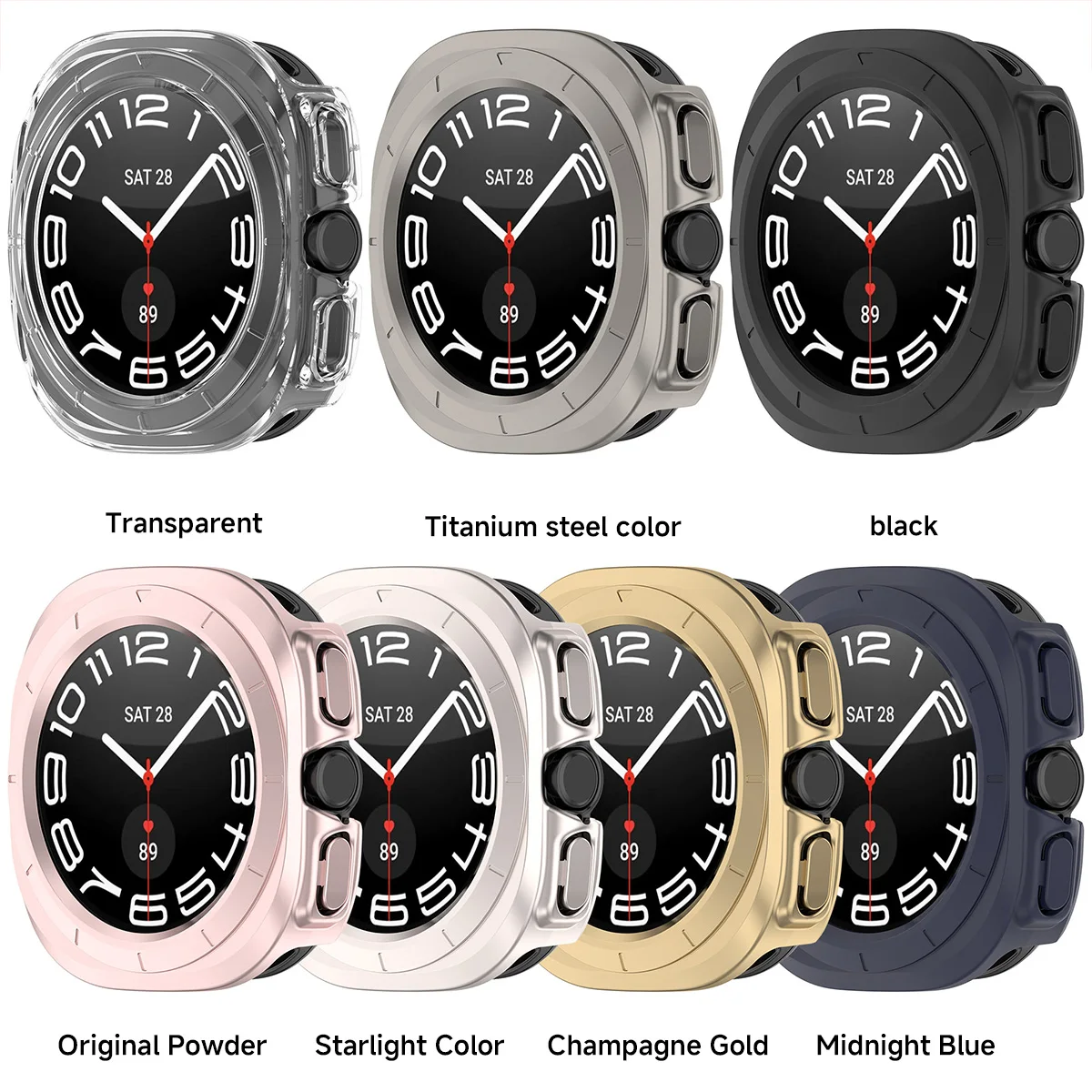 Matte Protective Watch Cover - All-Around Shell Bumper Accessory