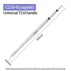 Enhanced Soldering Iron Tips for Precision Applications (C210 - I)
