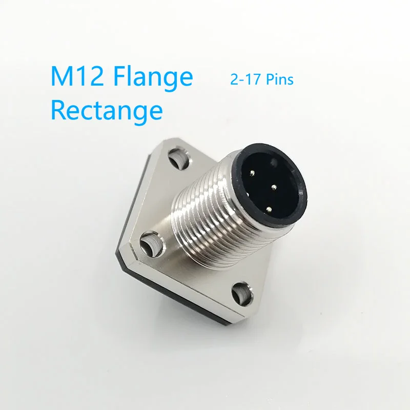M12 фланец, штекер, переключаемый фланец