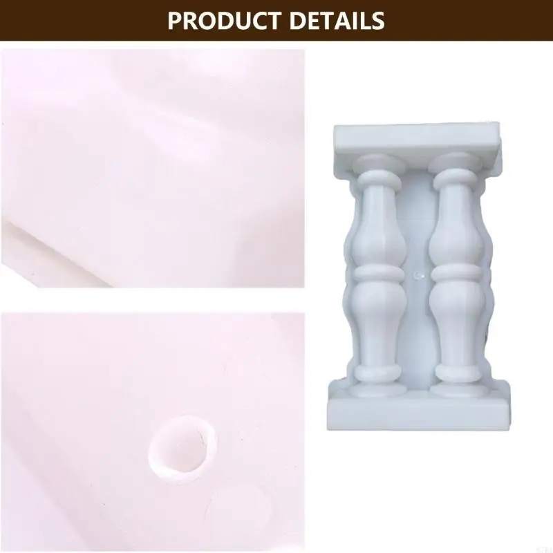 M7BA Roman Column Mould Double Vase Fence Mould for Stylish Outdoor Embellishments