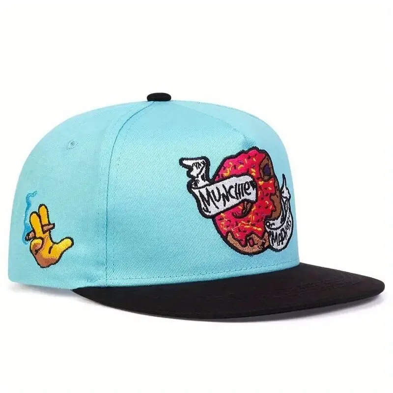 Unisex Doughnut Embroidery Hip-hop Hats Outdoor Adjustable Casual Baseball Caps Sunscreen Hat - Image 2