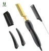 UNTIOR Dry And Wet Straight Hair Curling Copper Comb Bangs Straight Hair Electric Heating Curling Comb Hair Comb 1
