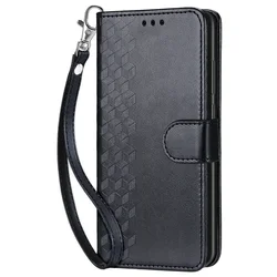Luxury Leather Flip Wallet Case - Shockproof Design with Pattern Etui - Galaxy S23 Ultra (S01)