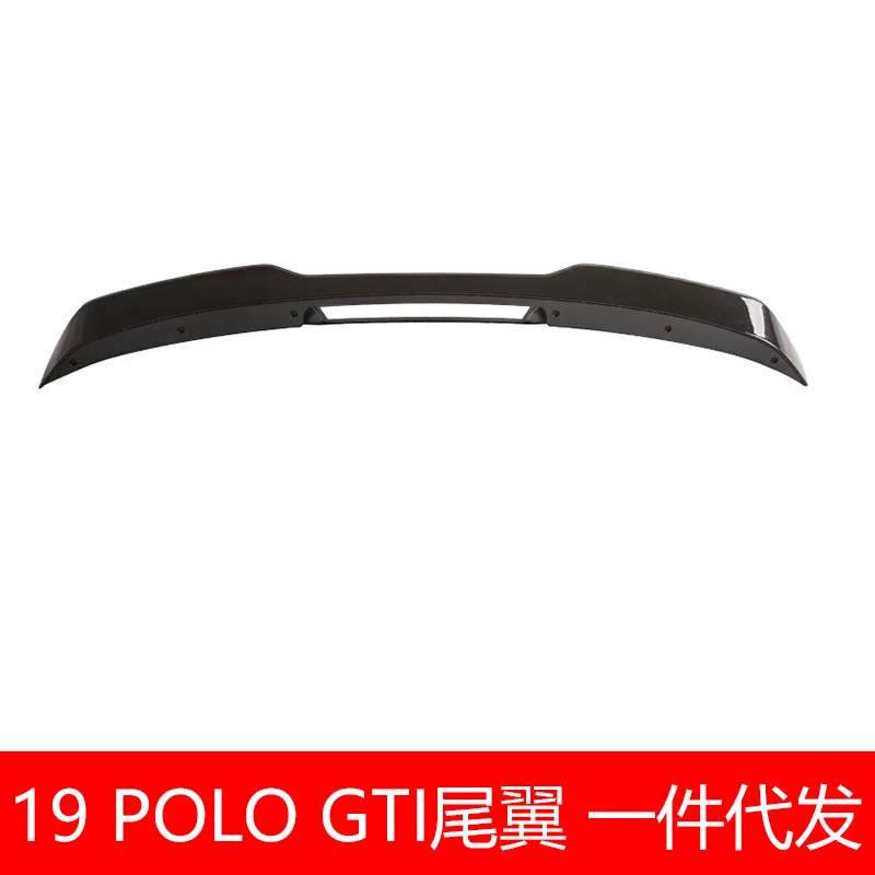 

For 19 Polo Gti Tail Wing Modification Tail Wing Two Box Black Electroplating