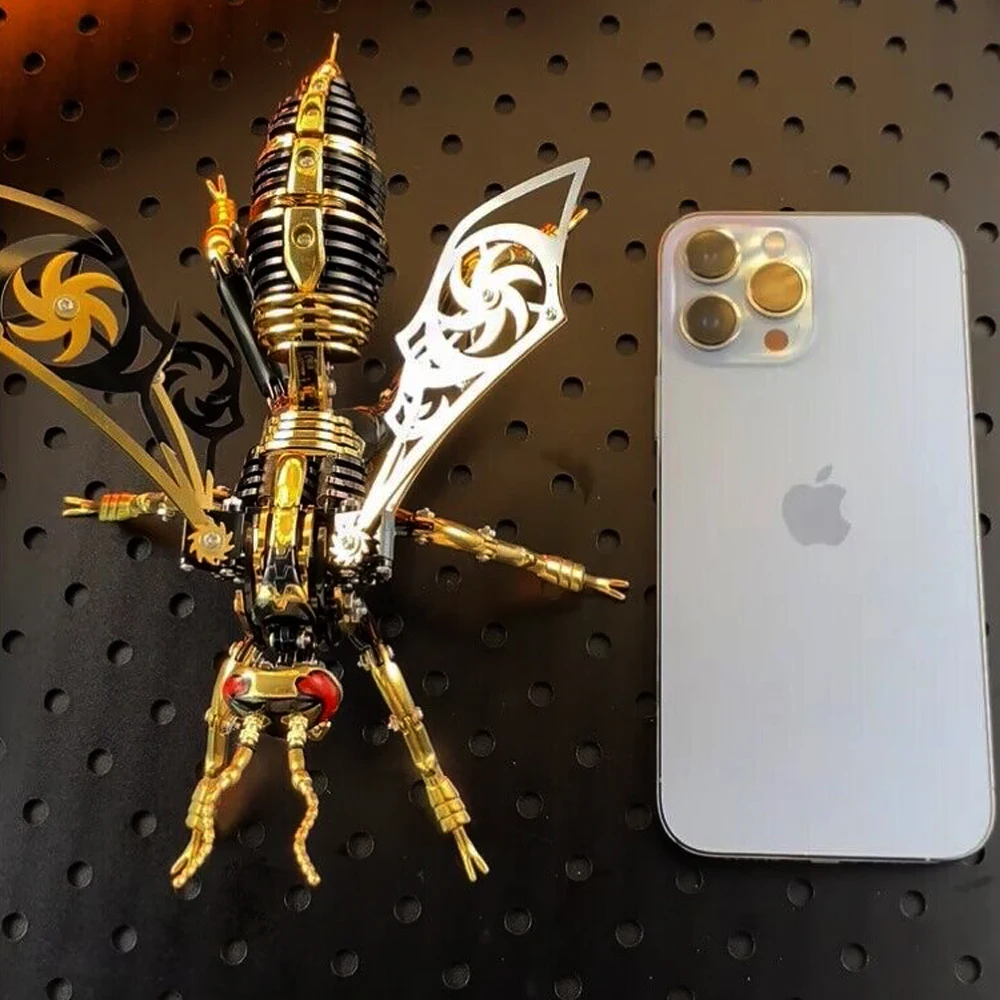 ラジコンヘリ 6h WASP v3 3D 3D Wasp Stainless Steel Model Adult Assembly Kit Toy Anti