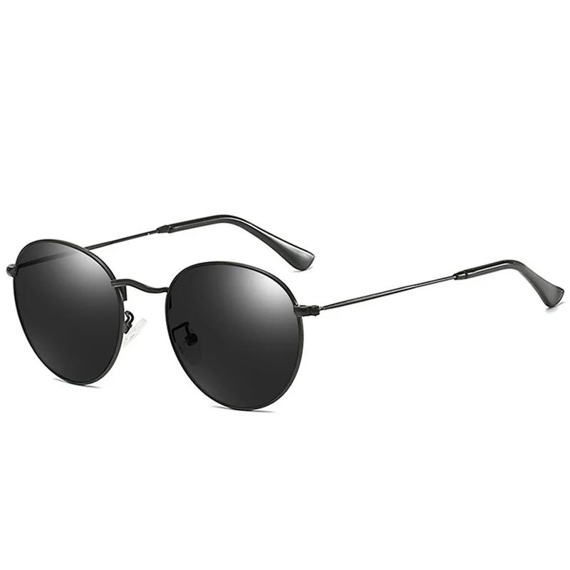Marke Designer Vintage Runde Polarisierte Sonnenbrille Mann Retro Kleine Rahmen Sonnenbrille Männlichen Mode Fahren Shades Gafas De_voghion.com