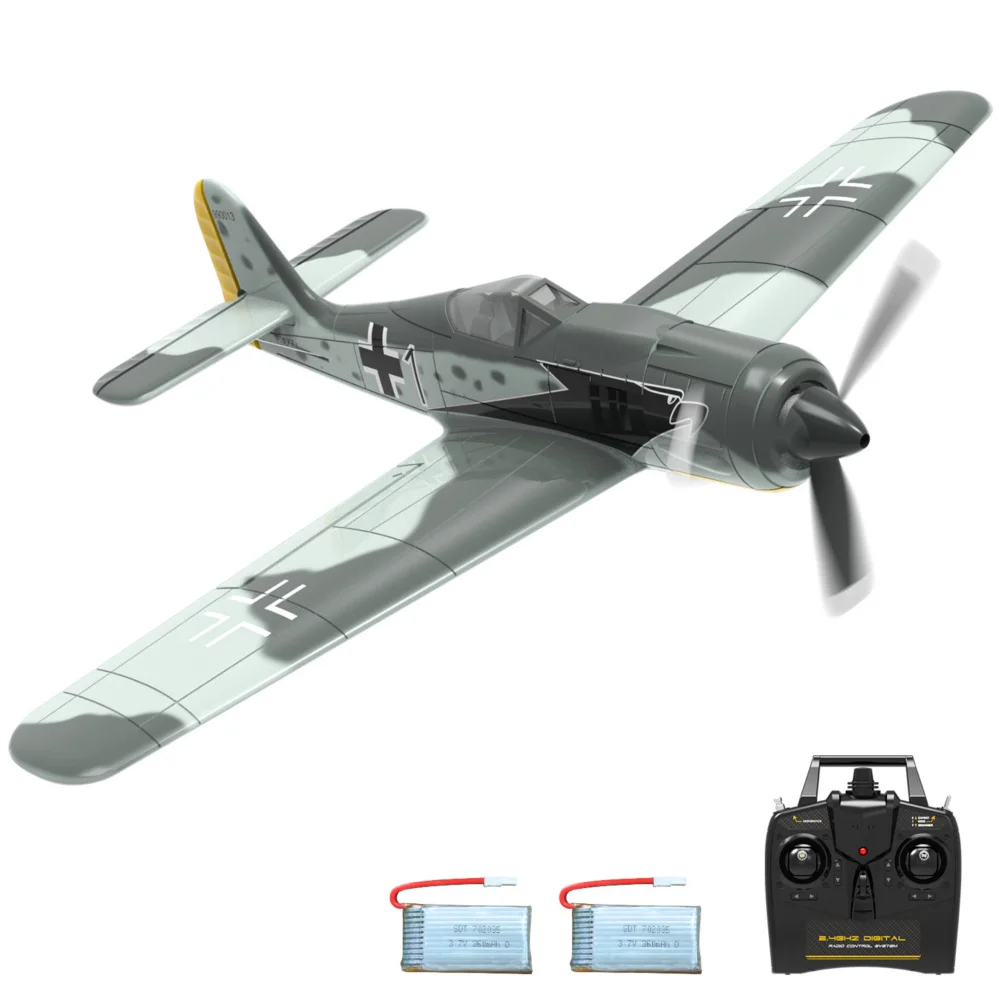 Eachine Mini FW190 400mm Wingspan 2.4G 4CH 6-Axis Gyro One Key Aerobatics XPilot Stabilization System EPP RC Airplane BNF/RTF
