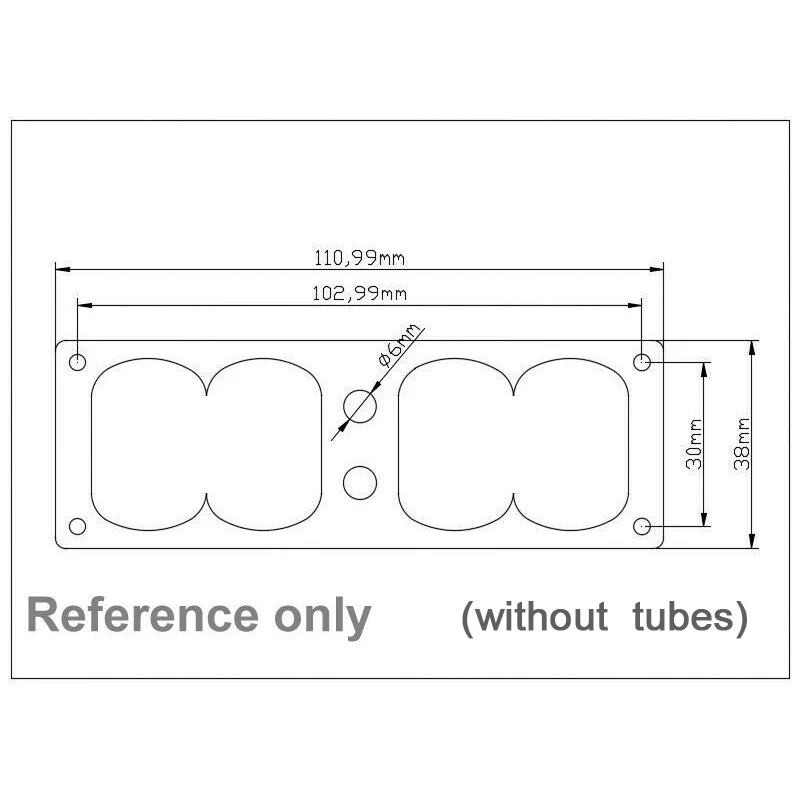 4-Bit Glow Tube Clock Nixie Clock Led Backlight F/ In-12A In-12B