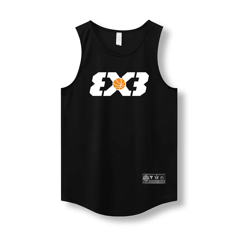 Basketball Hooded Vest Men Shooting Uniform Training T-shirt