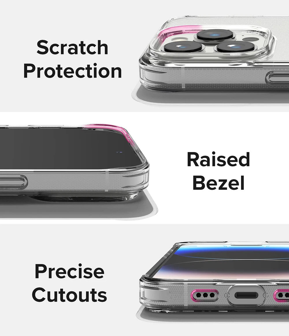 Luxury Hybrid Clear Back Hard Case For iPhone 14 Pro Max Silicone