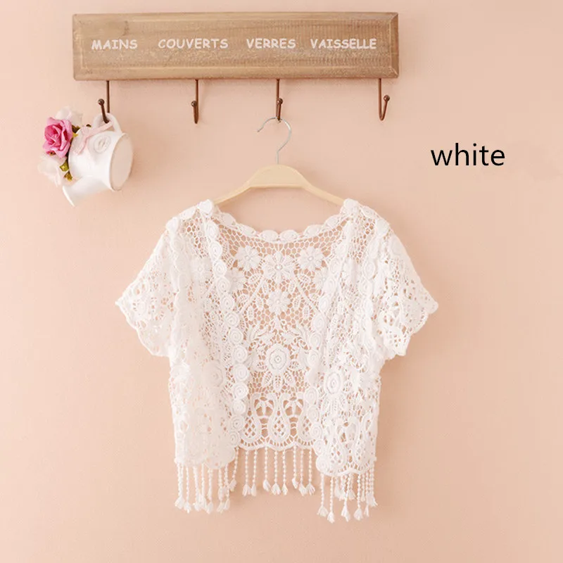 Lace White/Apricot/Black Women Short 