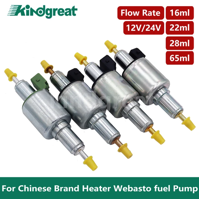 Pompe de dosage de chauffage de stationnement chinois, Webasto 82105B,  82106B, AT2000, ST, S, 22ml, 2KW, 5KW, 65ml, ug 30, 12V, 24V - AliExpress