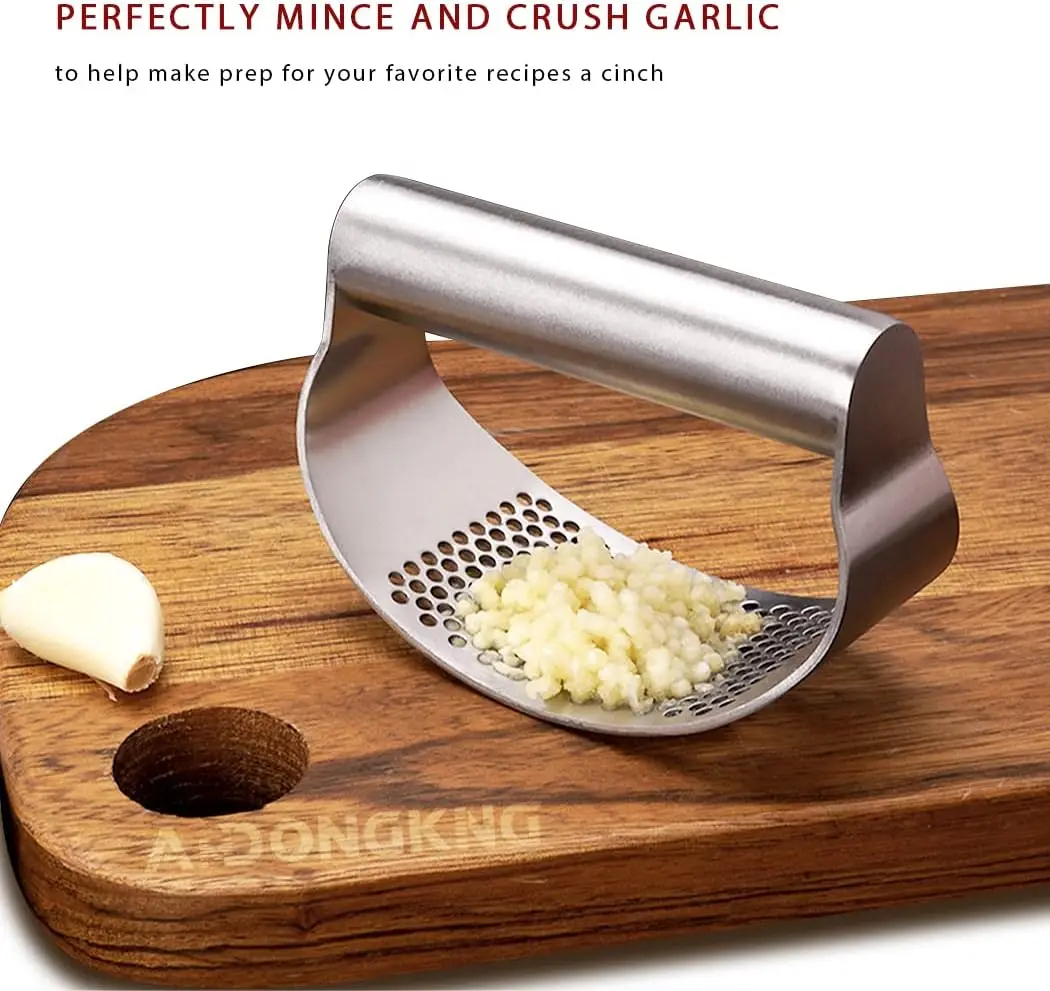 Stainless Steel Garlic Press 6