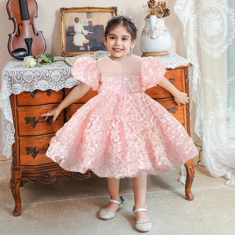 Gorgeous baby girl dress for girls elegant birthday party dress girl Baby girls clothes for Opening Ceremony prom