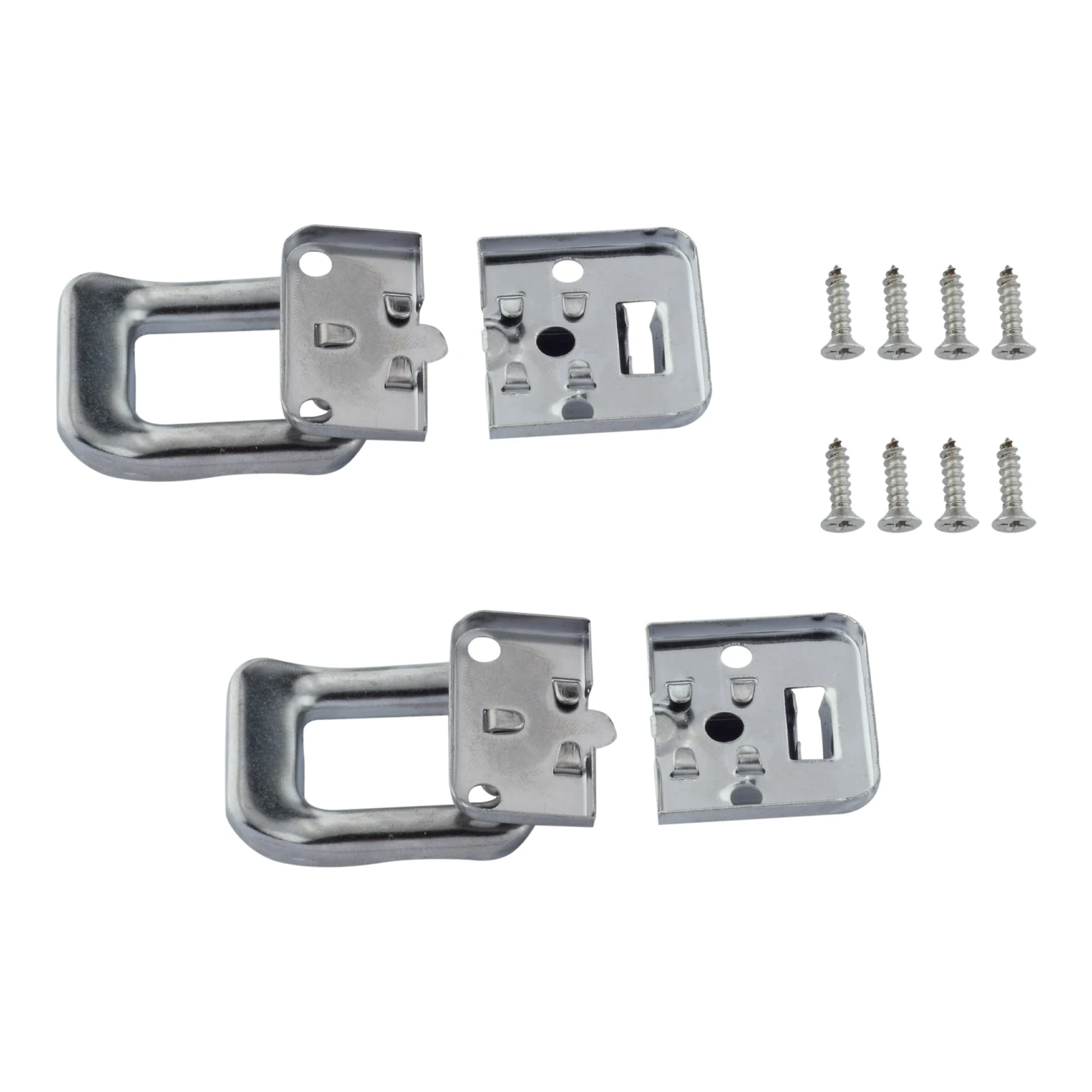 8Pcs Zinc Alloy Toggle Latch with Screws For Chest Box Case Suitcase Tool Clasp Cabinet Fitting Lock Belt Hasp Buckle Hardware
