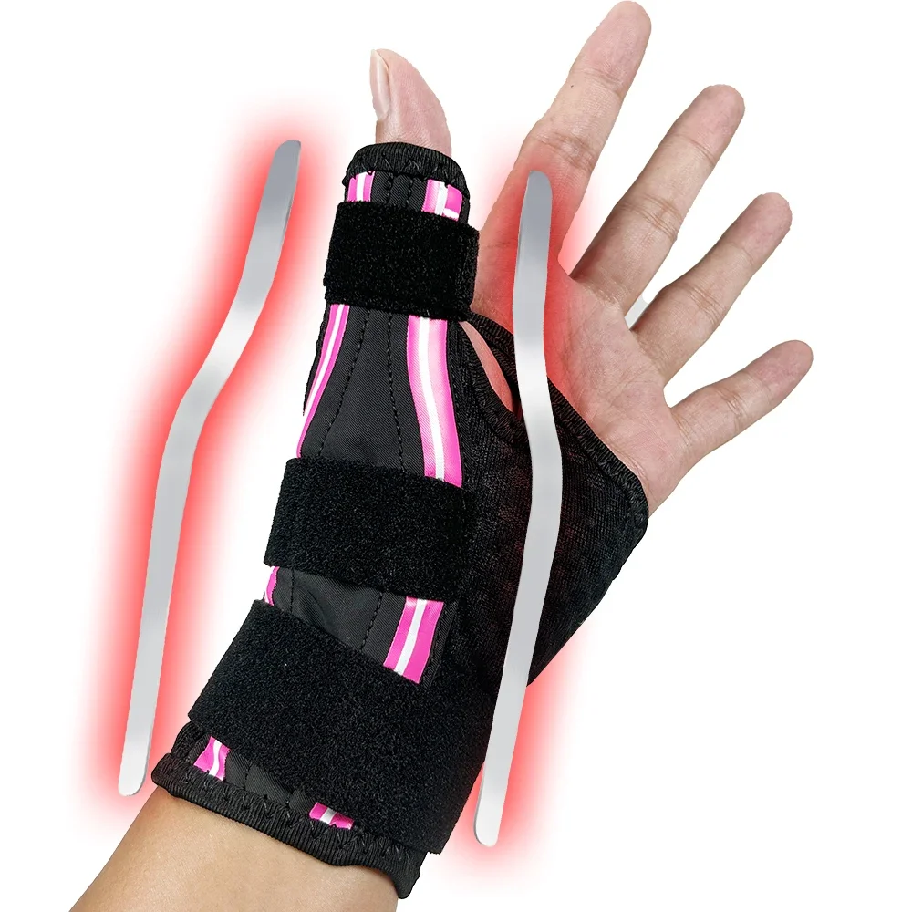1/2 Stück Daumenstütze für rechte/linke Hand, Handgelenk-Spica-Schienenunterstützung für Trigger-Daumen, CMC, Arthritis, Sehnenscheidenentzündung, Schmerzlinderung – Detail 1