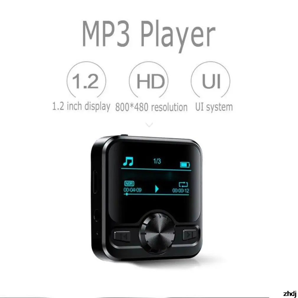 1.2-inch Walkman Mp3 With Recording Function 8g/16g/32g Portable Sports Music Player With Hd Sound Quality Wireless Connection