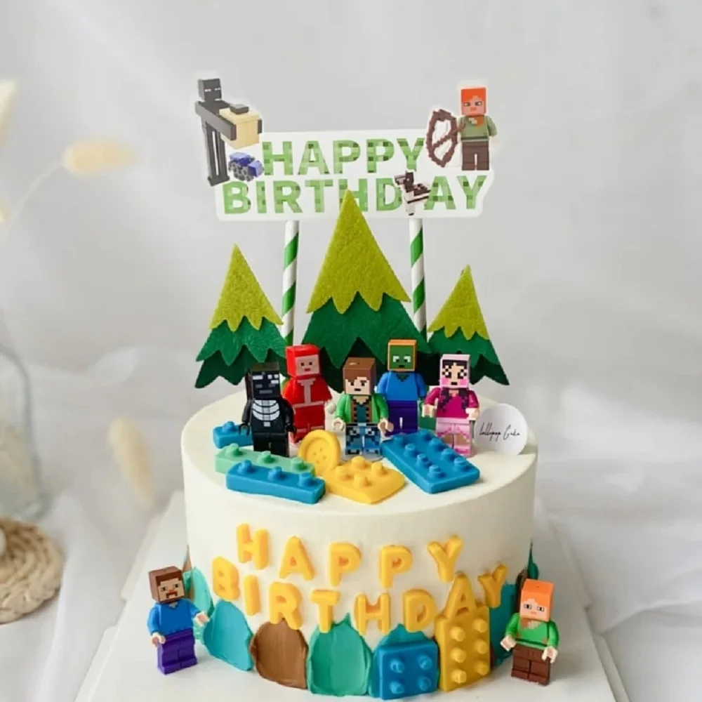 Bolo Roblox  Roblox cake, Block birthday party, Birthday cake