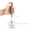 Kitchen Stainless Steel Whisk Creamer Semi-automatic Rotary Whisk Beech Wood Vase Handle Hand Mixer Egg Beater Tools 2