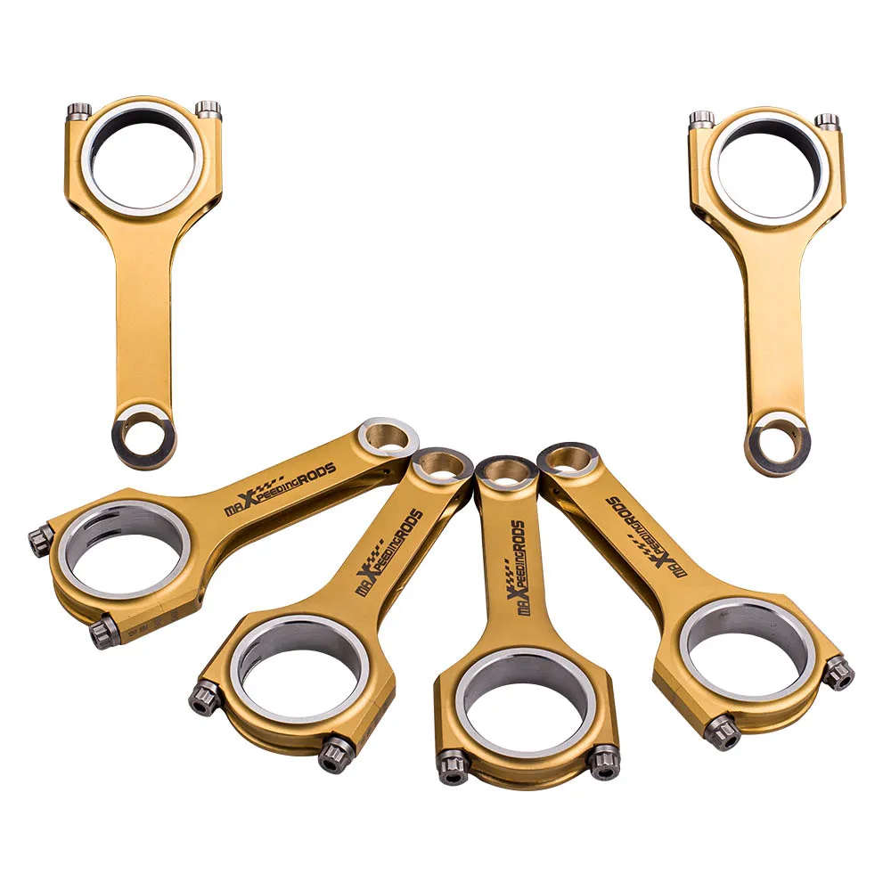 Bielle Titanizzate 6 Pezzi + Bulloni Arp Per Bmw N54B30 Serie 1 E82 Coupé 135I 2008- Turbo E90 E91 E92 Arp Bulloni Biella Tuv