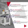 1 Head Computer Embroidery Machine Home Commercial Embroidery Sewing Machine For Hat T-shirt 4
