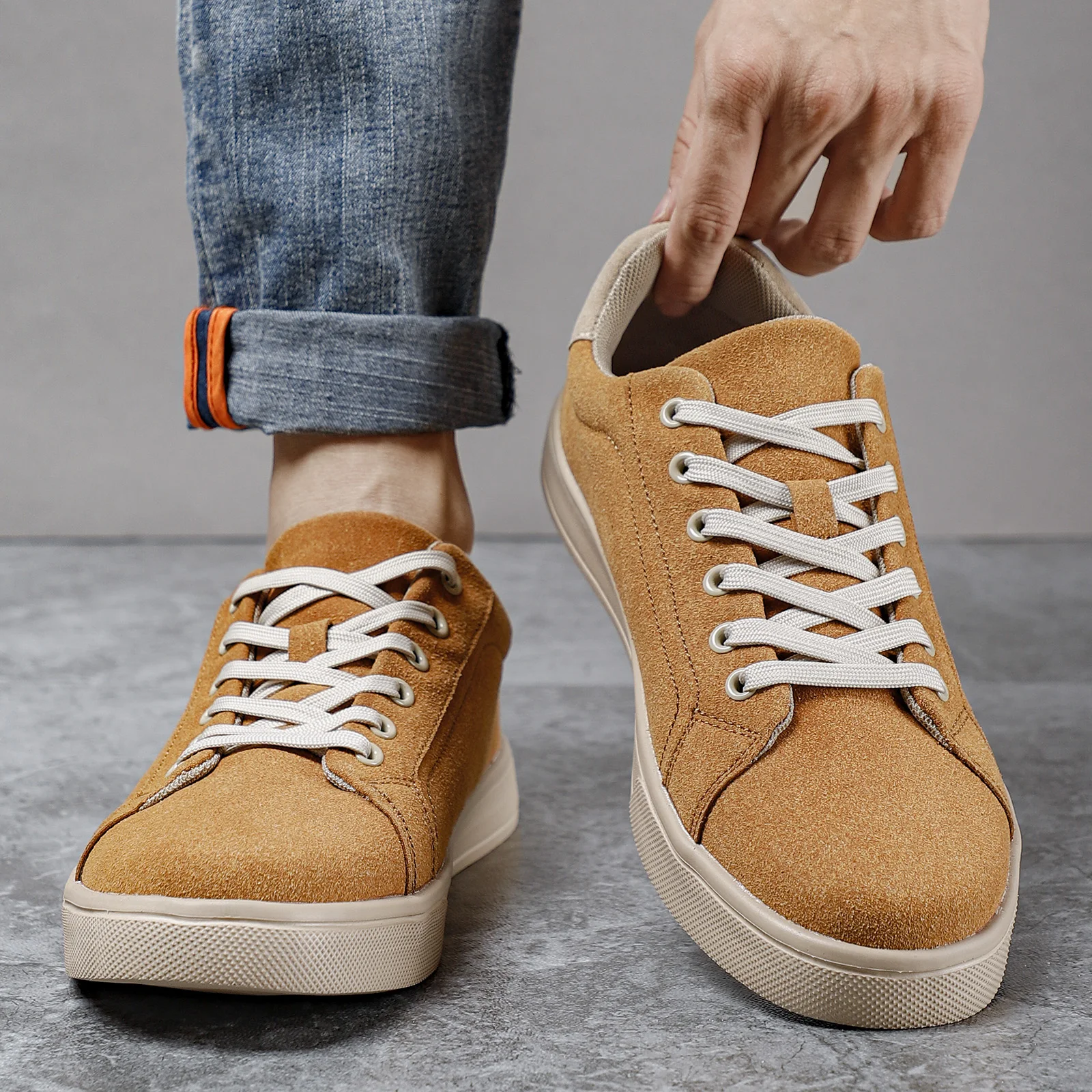 Description Picture 5 of itemMen Shoes Men's Skateboarding Shoes Classics Sneakers For Men Black Shoes Comfortable Footwear For Male
