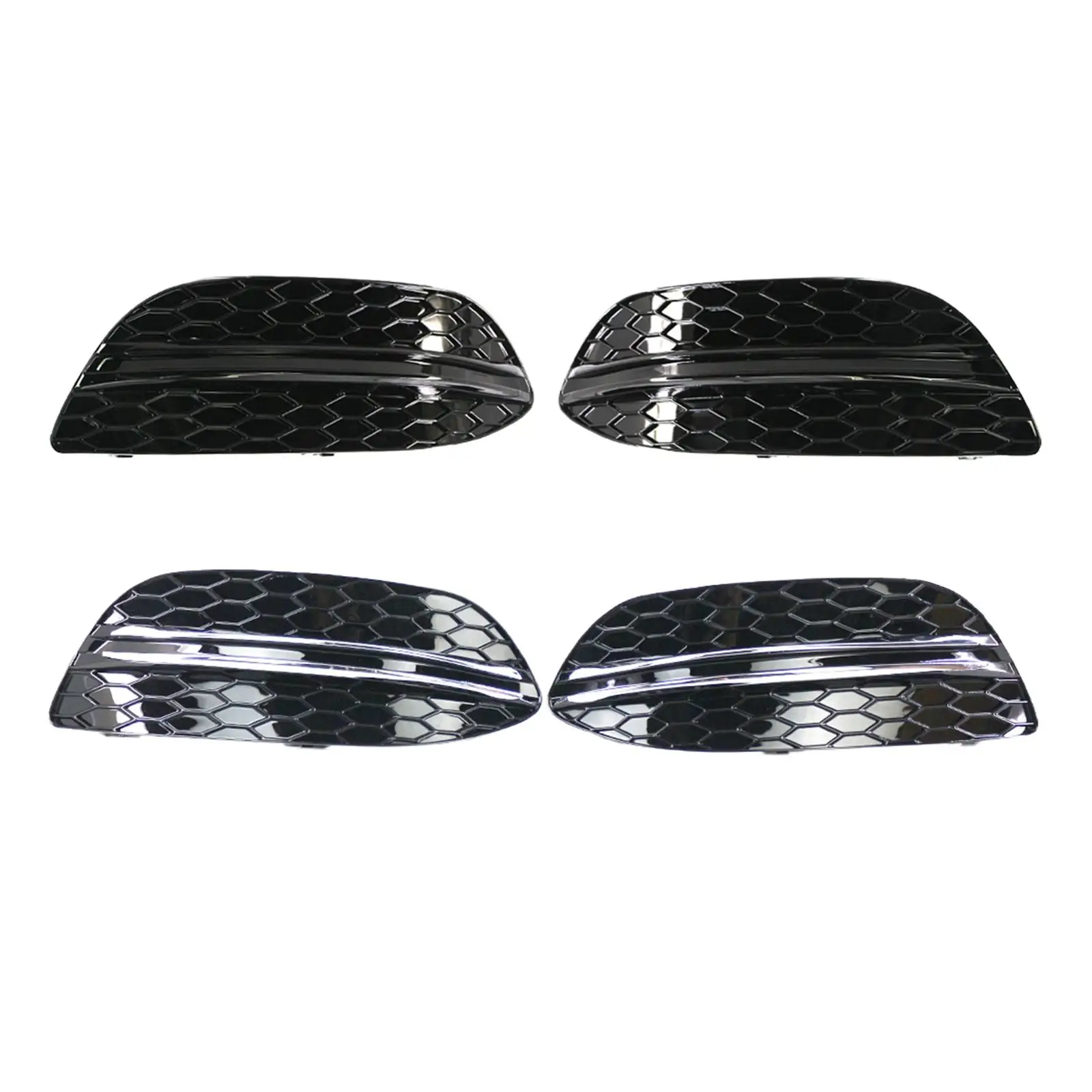 

2 Pieces Fog Light Front Bumper Grille Cover Mesh Grille for Mercedes-Benz W205