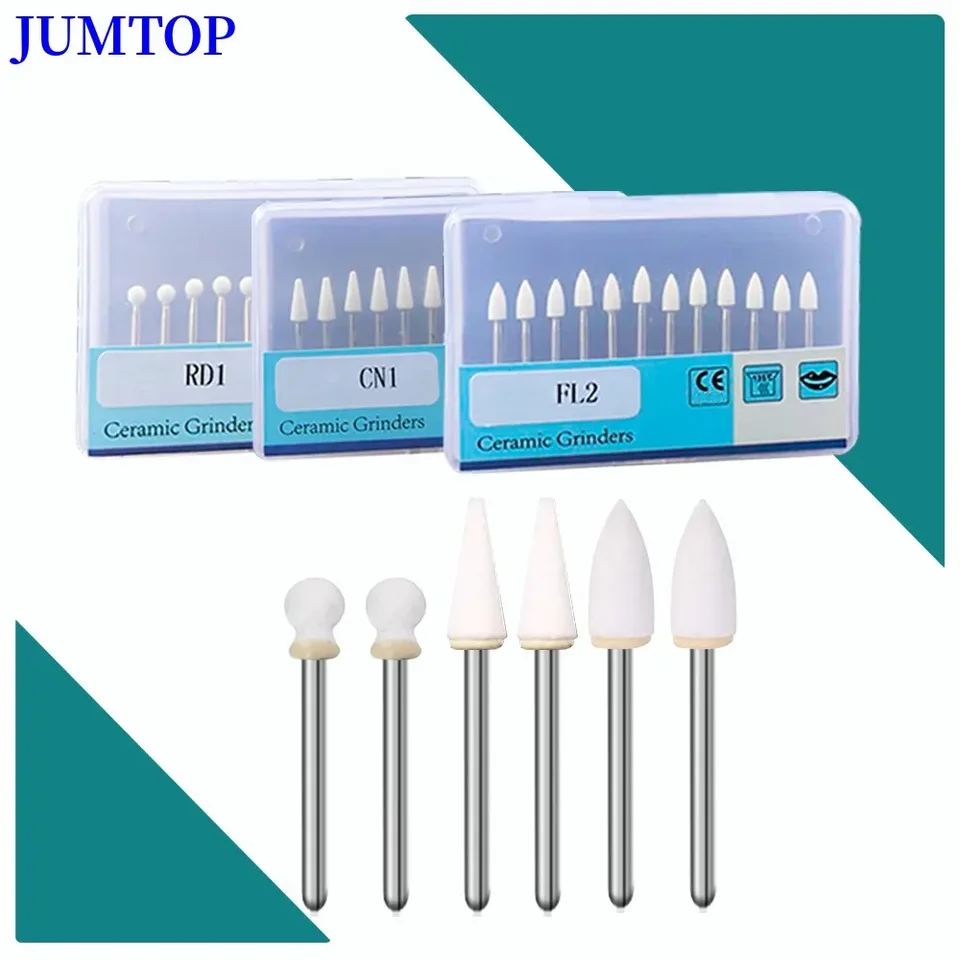 Fras De Pulido De Piedra Blanca Dental, Fras De Piedras FW/RW, Taladros Con Forma De Llama Para Odontología, Cuidado Y Pulido De Dient, 5 Uds. - AliExprs