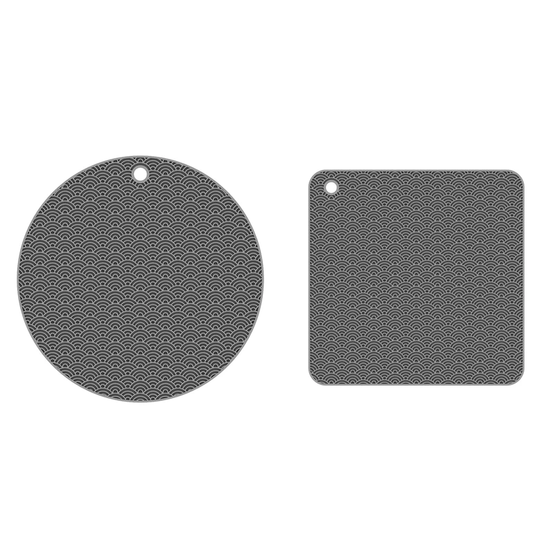 

4Pcs Multifunctional Heat Resistant Silicone Mat Cup Coasters Non-Slip Pot Holder Table Placemat Kitchen Accessories