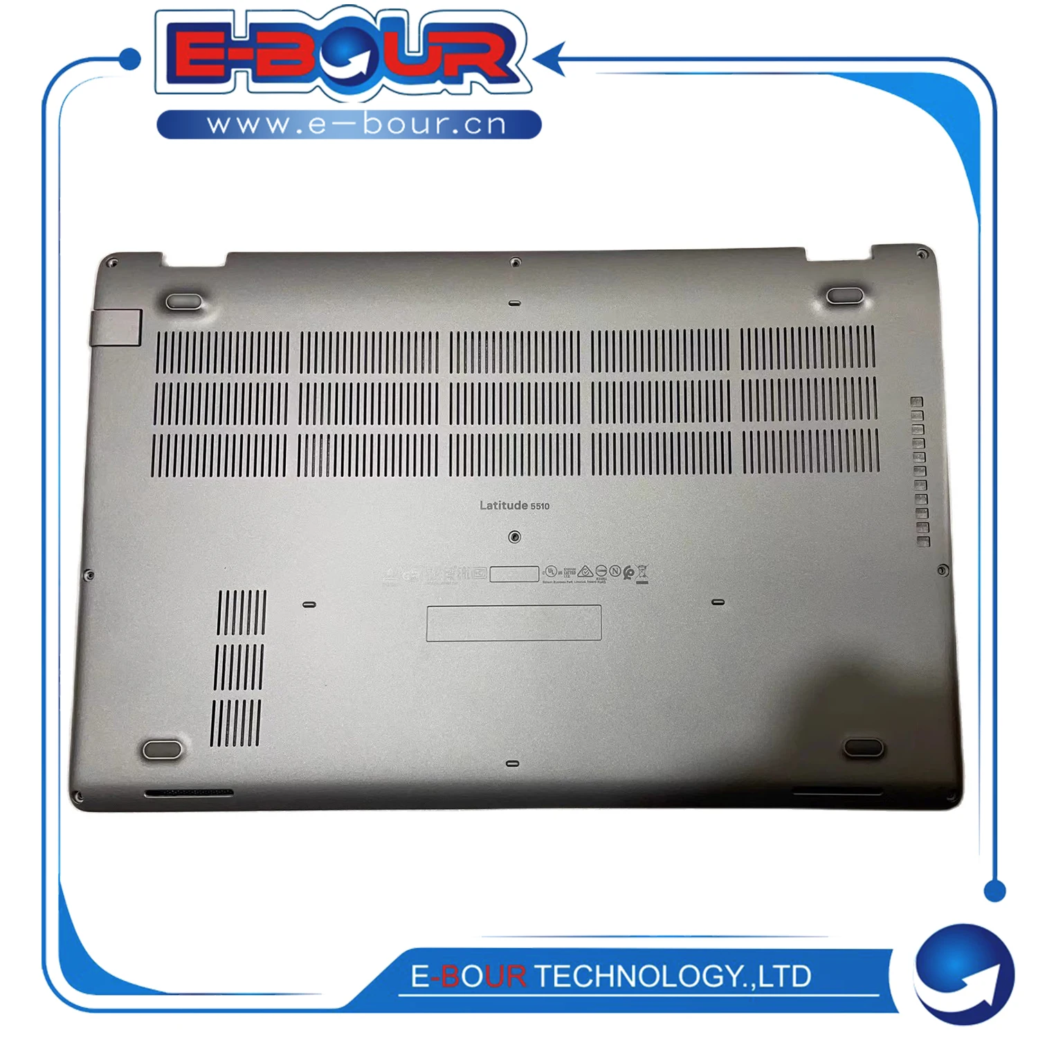 D para DE 5510 E5510 Prata 01DM7Y, Tampa Big E, Novo