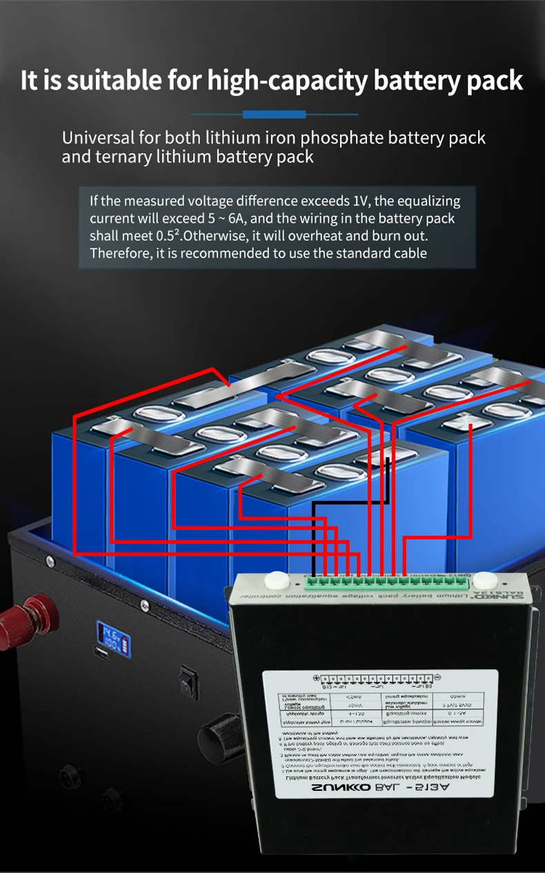 Capacitor ativo 4S -24s do equalizador da
