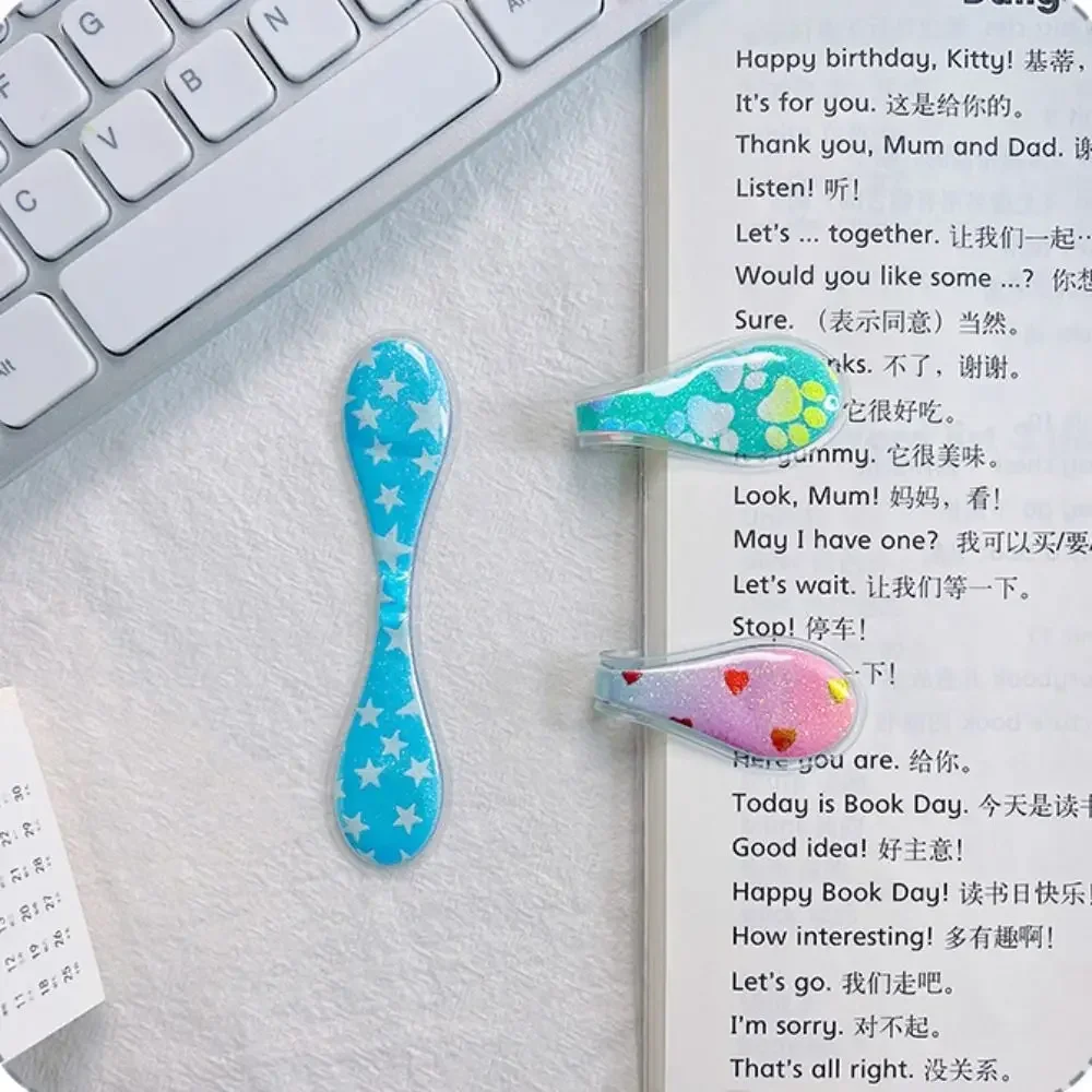 PVC Clips Double Sided Magnetic Bookmark TN Journal Creative Decorative Sticky Paper Cards School Stationery Supplies