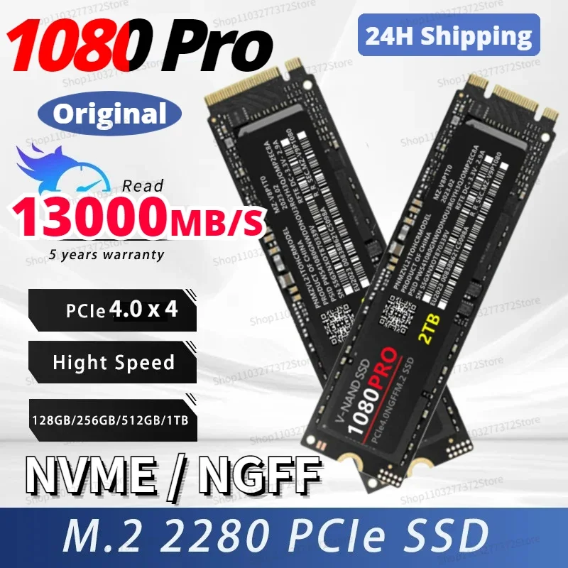 

PS5 2023 New SSD M2 NVMe 500GB 990Pro 4TB 8TB Internal Solid State Drive 1TB Hdd Hard Disk 1080 PRO M.2 2TB for Laptop Computer