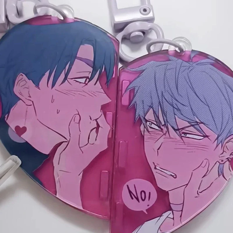 Anime Alien Stage Ivan Till Keychain Unisex Acrylic Couple Pendant Key Chain 2Pcs/set Magnet Keyring Bag Accessories anime keychain keychain pendant