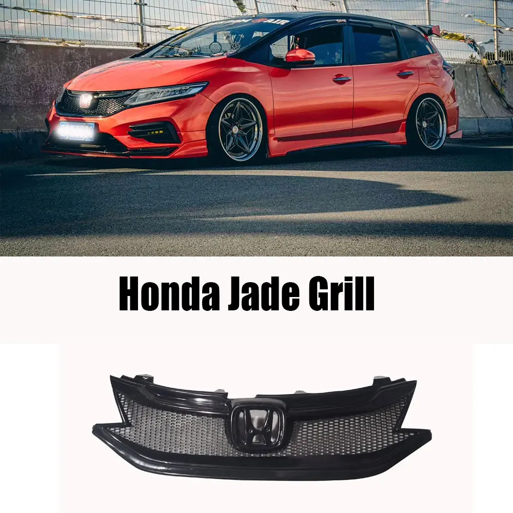車用フロントグリルブラック,ホンダ,ジェイド,カースタイリング 