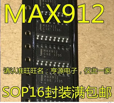 

Free Shipping 20pcs MAX912 MAX912CSE SOP-16 MAX912ESE