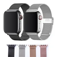 Bracelet milanais pour Apple Watch Ultra 3 2 49mm 44mm 42 46 44 40 41 45 38mm Bracelet en métal pour iwatch série 11 10 9 7 SE 8 7 bandes 1