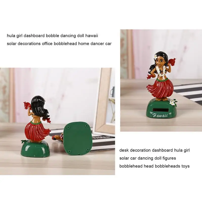 Solar Power Schütteln Kopf Hawaii Tanzen Mädchen Home Interior Display  Bobblehead Puppe Tanzen Spielzeug für Kinder - AliExpress