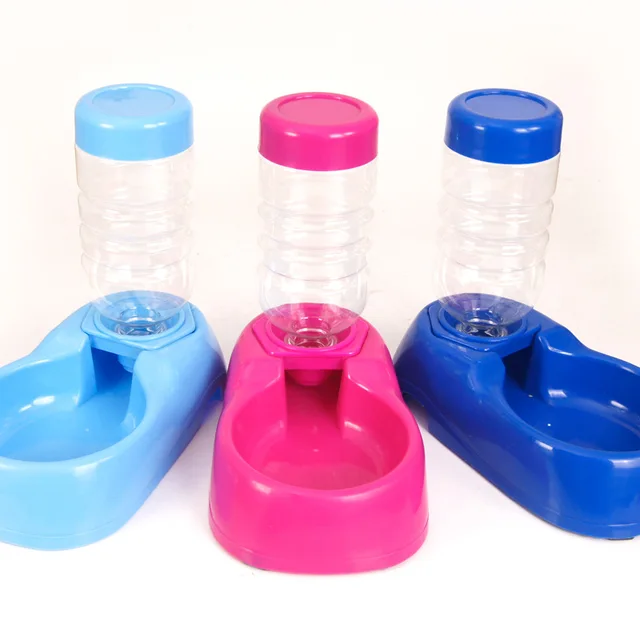 Pet Bowl Dog Automatic Drinker Feeder Dual-use Bowl Plastic Cat Water Dispenser