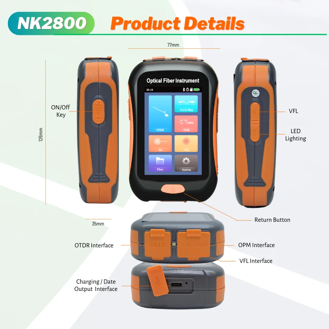 Рисунок 5 - Мини OTDR NK2600 NK2800 5 в 1 Активное
