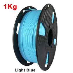 Premium 3D Printer Filament - Multi - Color PLA, Vacuum Sealed, 1.75mm, 250g (PLA Light Blue 1kg)