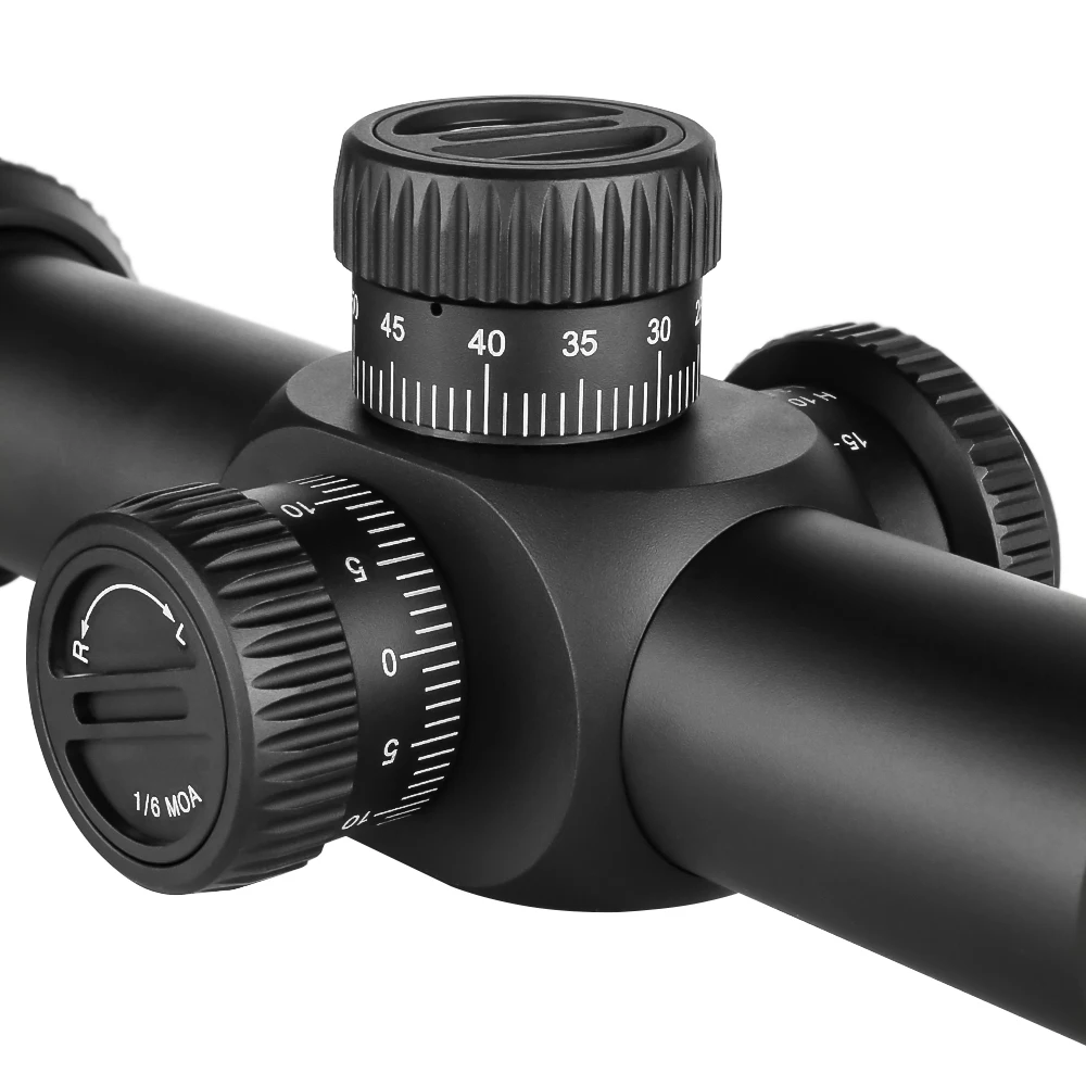 Rifle Scope SPINA OPTICS HD WolfChase 4-16x44 FFP Tactical First Focal Plane Riflescope Glass Etched Reticle 10yds Parallax 22LR .223 .308