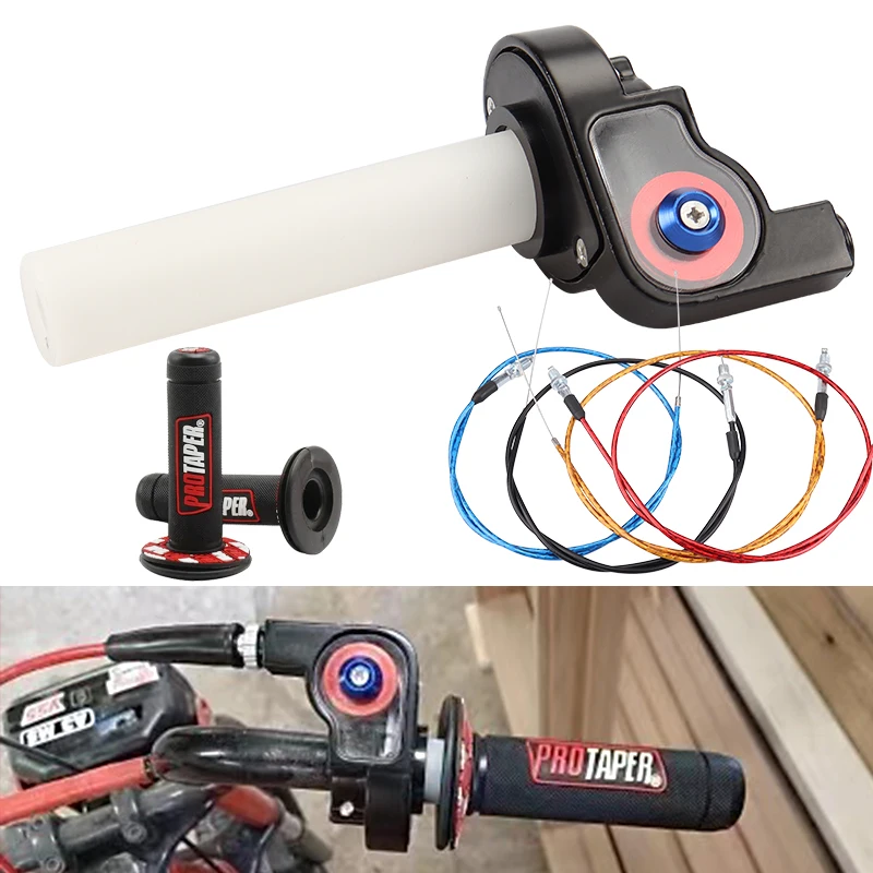 Pièces Auto,Poignées D'accélérateur De Guidon De 22mm, Torsion Rapide - 3