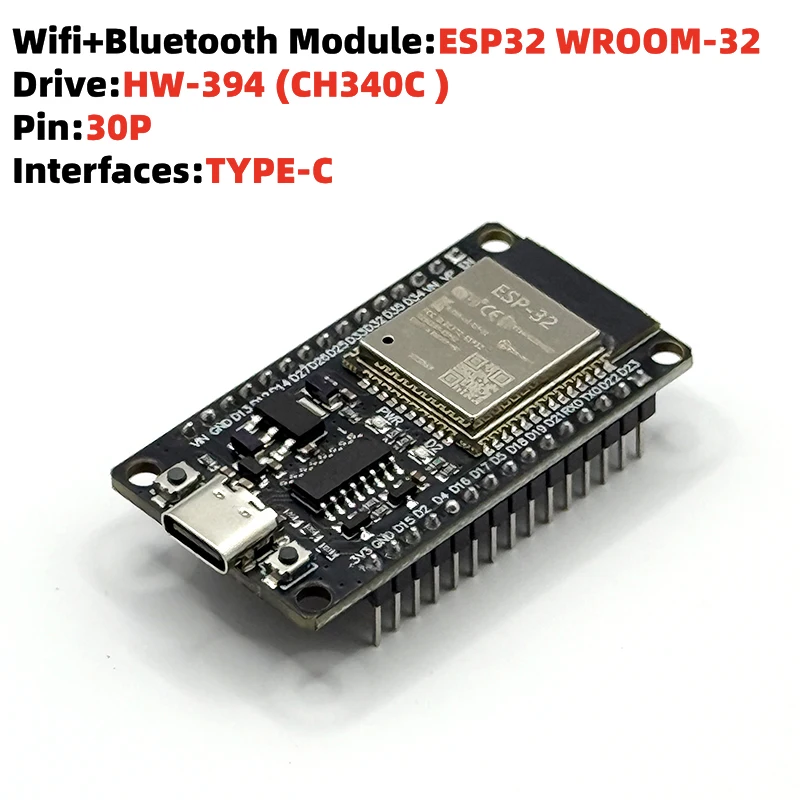 AEDIKO ESP32 ESP-32S Development Board 30Pins CP2102 2.4 GHz WiFi Bluetooth Dual Core Board With...