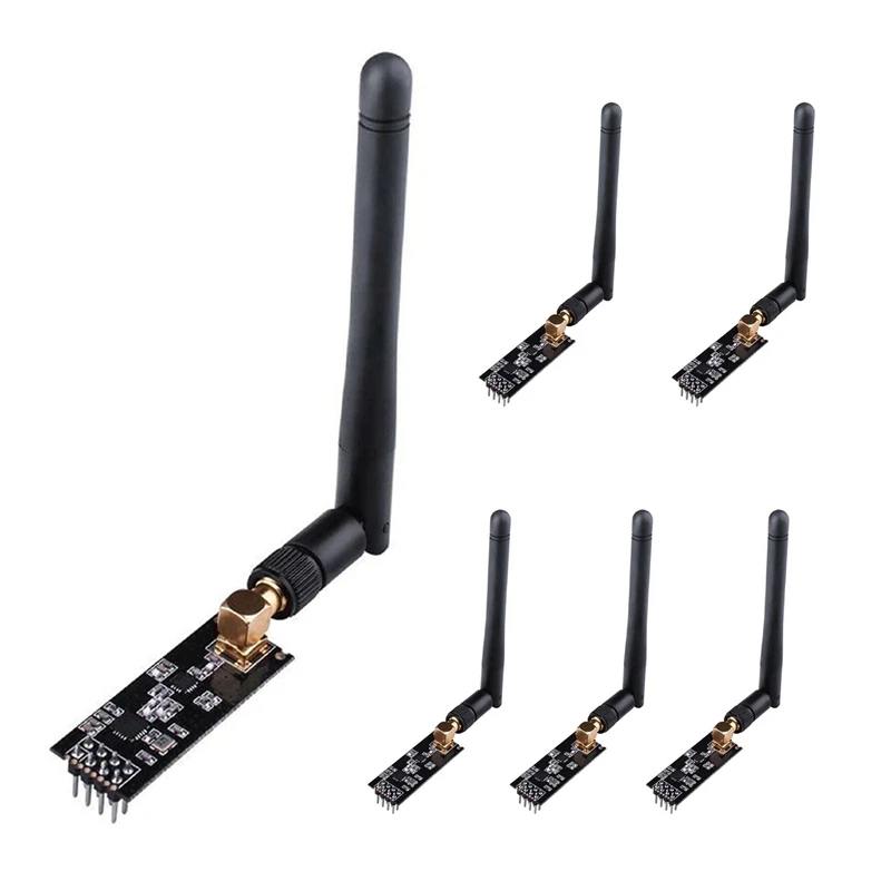 

6 шт. NRF24L01 + PA + LNA беспроводной трансивер 2,4G 1100M радиочастотный модуль приемопередатчика для Arduino