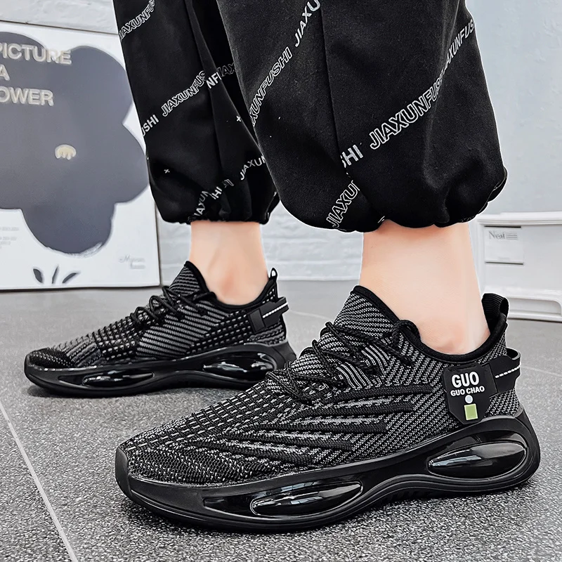 Ståltåhätta Trainers för män Andas Sport Löpning Promenadskor Lättviktsskor för män inomhus utomhussneakers_voghion.com