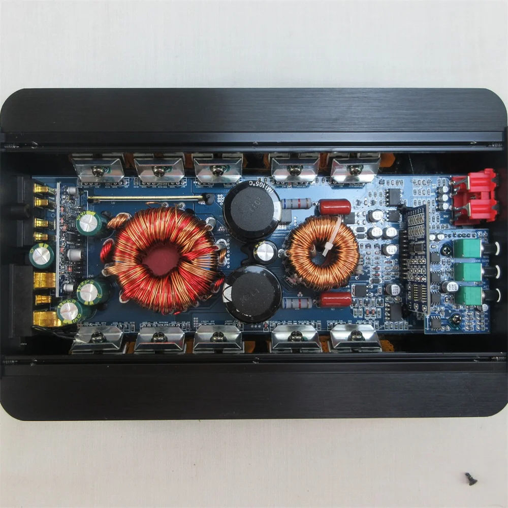 Car Audio High-power Output Vehicle-mounted Single-channel Universal Channel Amplifier with Wire-controlled Power Amplifier